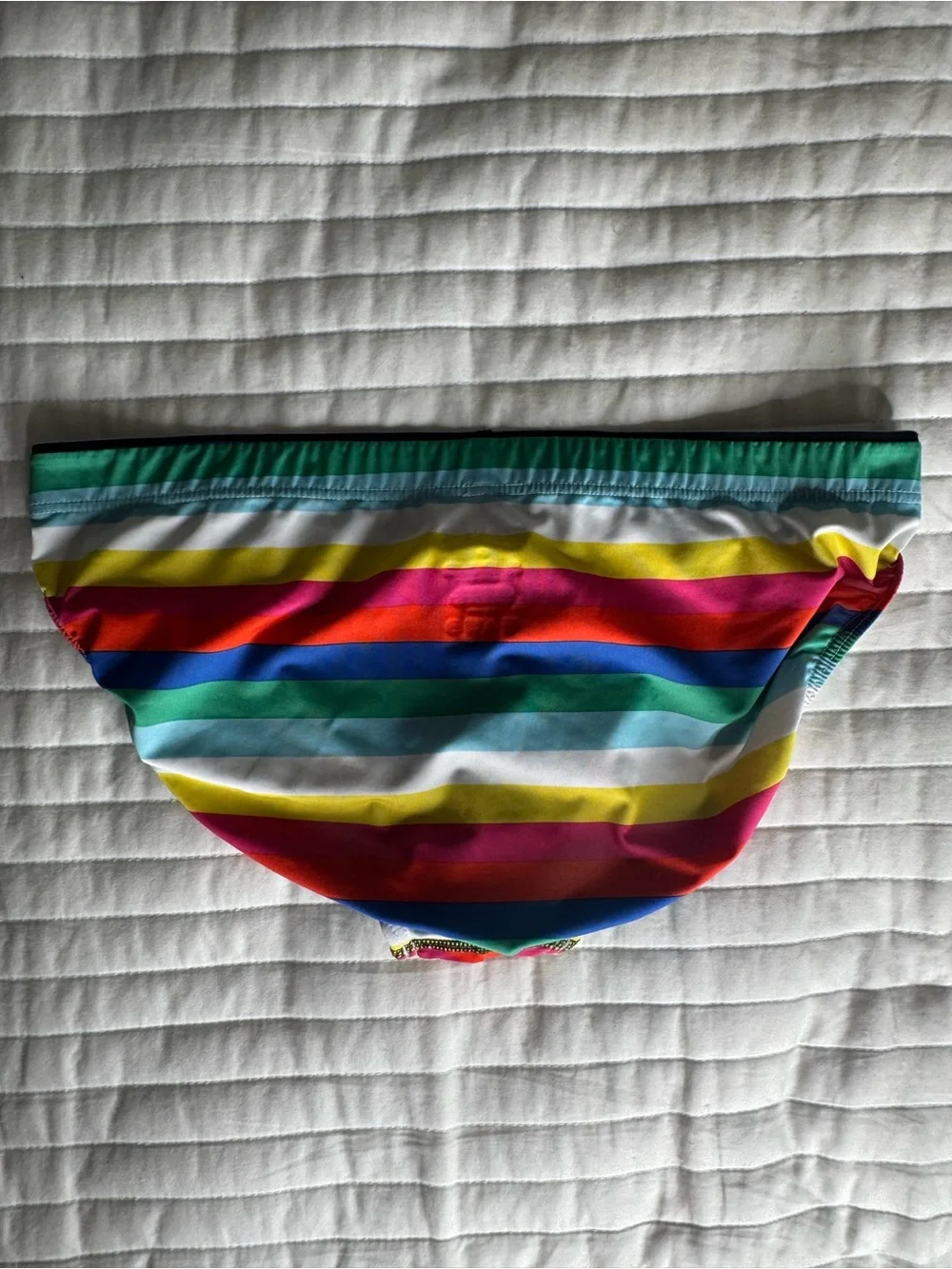 2XIST Men's Low-Rise Rainbow Stripe Briefs - Multicolor
